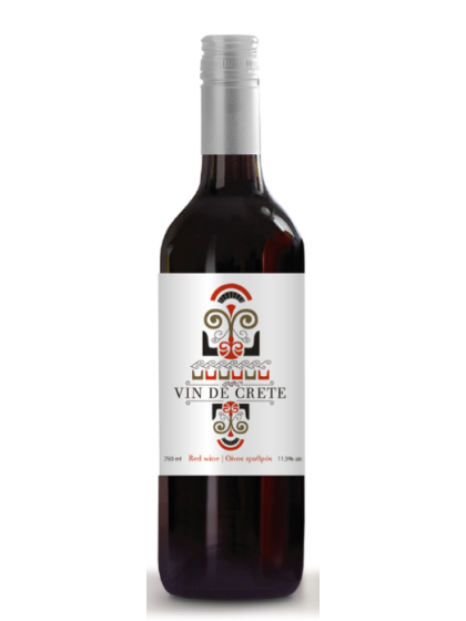 Vin De Crete poolmagus punane KGT-vein 11% 750 ml