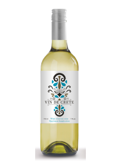 Vin De Crete poolmagus valge KGT-vein 11% 750 ml