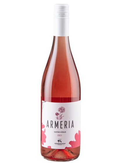 Armeria Liatiko-Syrah rosé kuiv vein 2021, 12% 750 ml