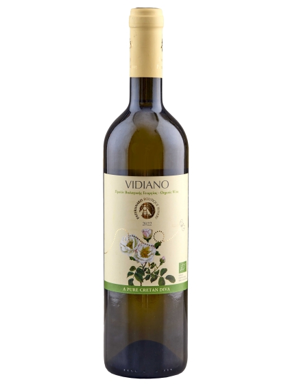 Melissokipos Vidiano valge kuiv KGT-vein mahepõllundusest 2020, 12% 750 ml