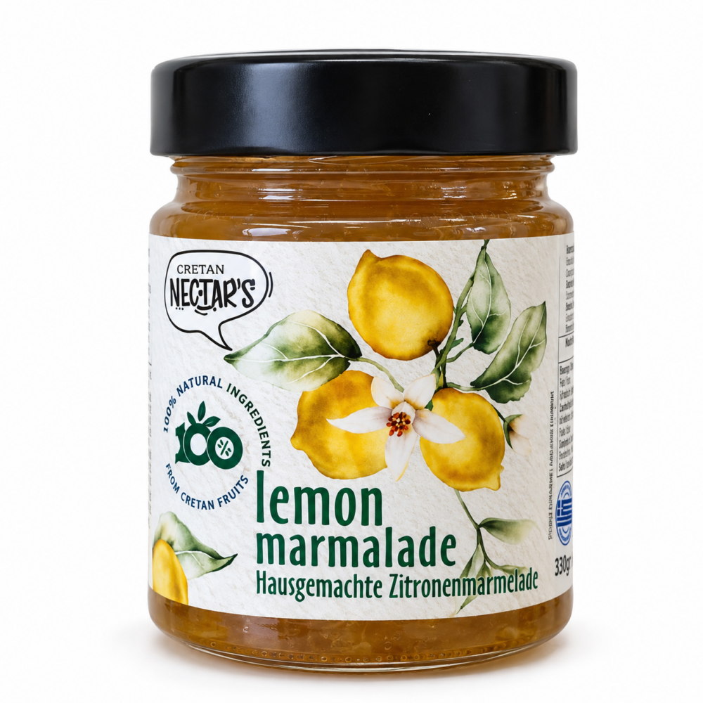Cretan Nectar's sidrunidžemm riivitud sidrunikoorega 330 g