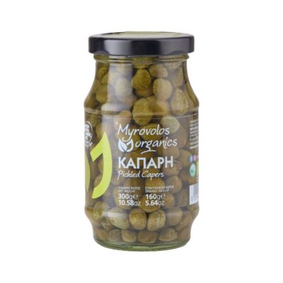 Marineeritud naturaalsed kapparid 300 g, Myrovolos Organics
