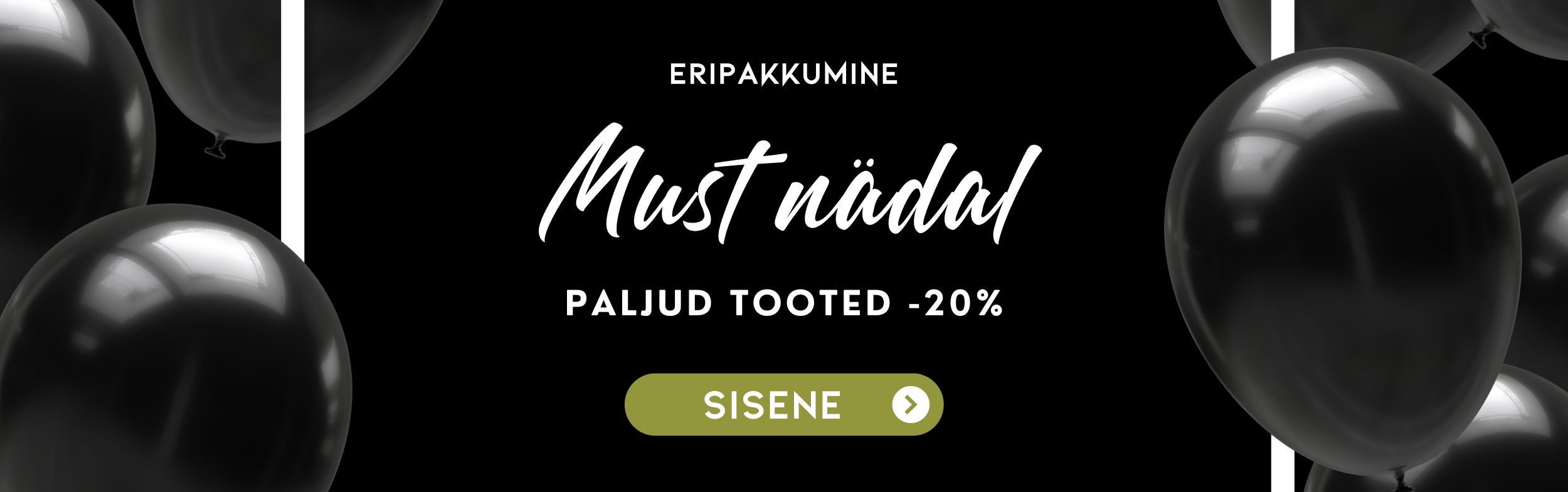 Kreeta Maitsed musta nädala soodusbänner. Tooted kuni -20%.