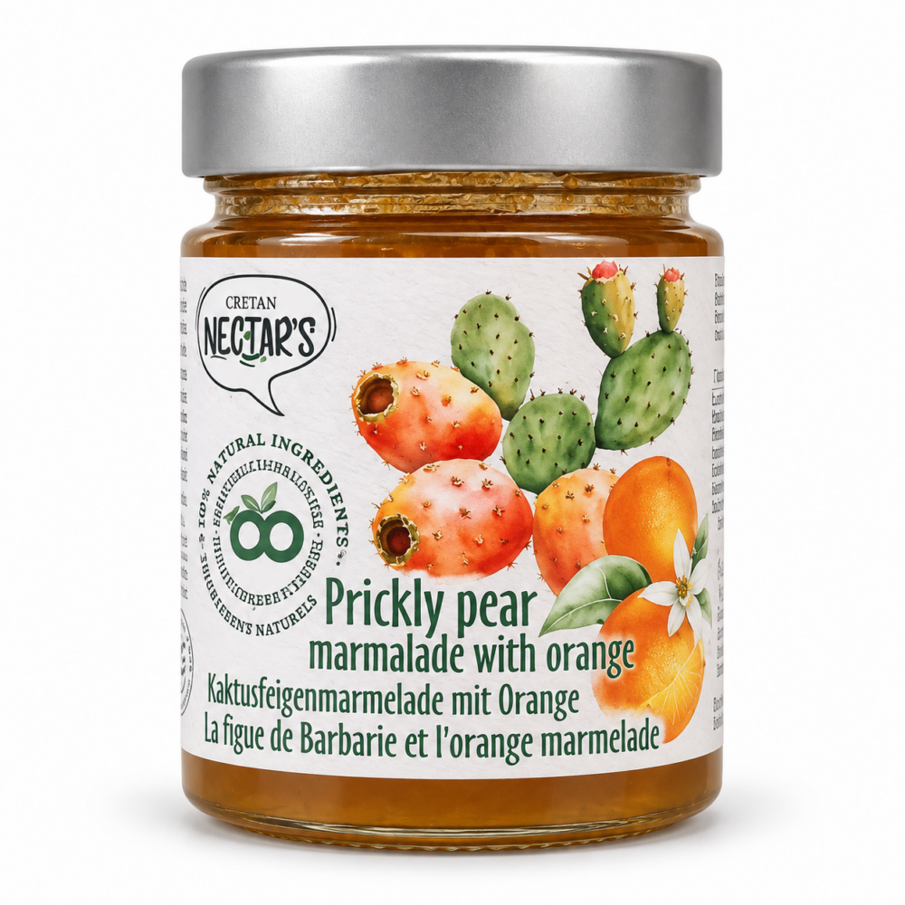 Viigikaktuse ja apelsini marmelaad Cretan Nectar’s 330 g